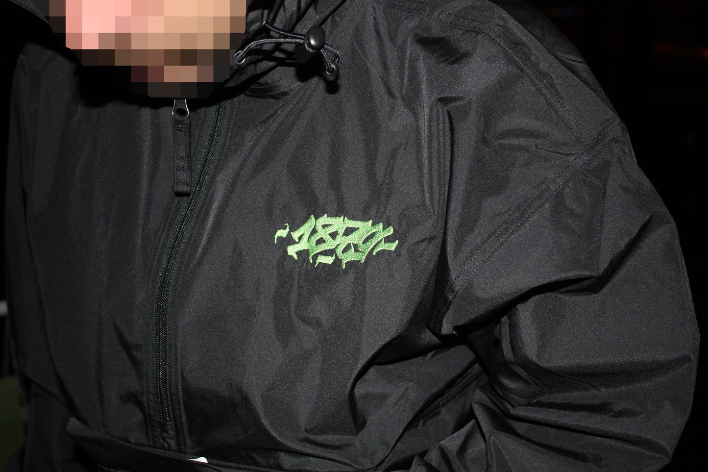 1879 Windbreaker - Grüner Stick